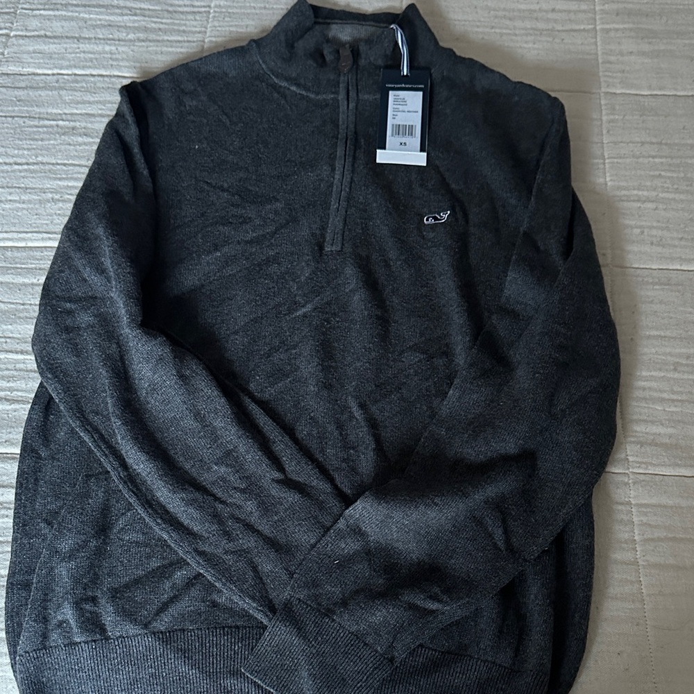 Vineyard Vines Men's Charcoal Gray Sweater